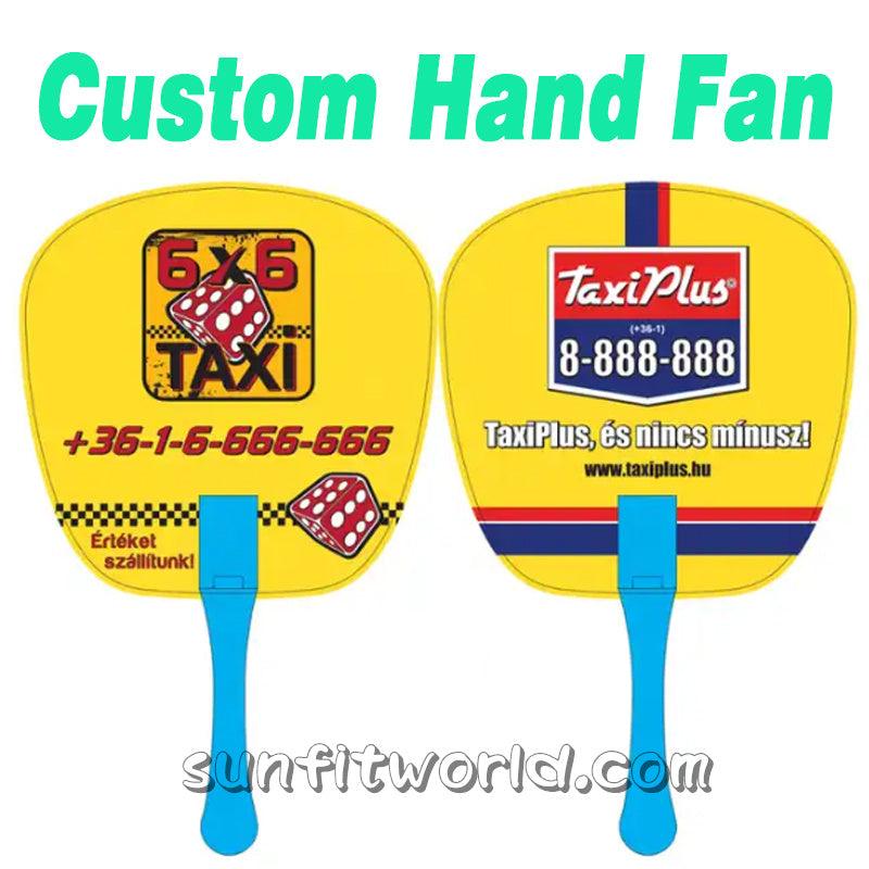 Custom Hand Fan Promo Items Summer Gift | Cooling Fan Outdoor Fan Promotionals Any Shape