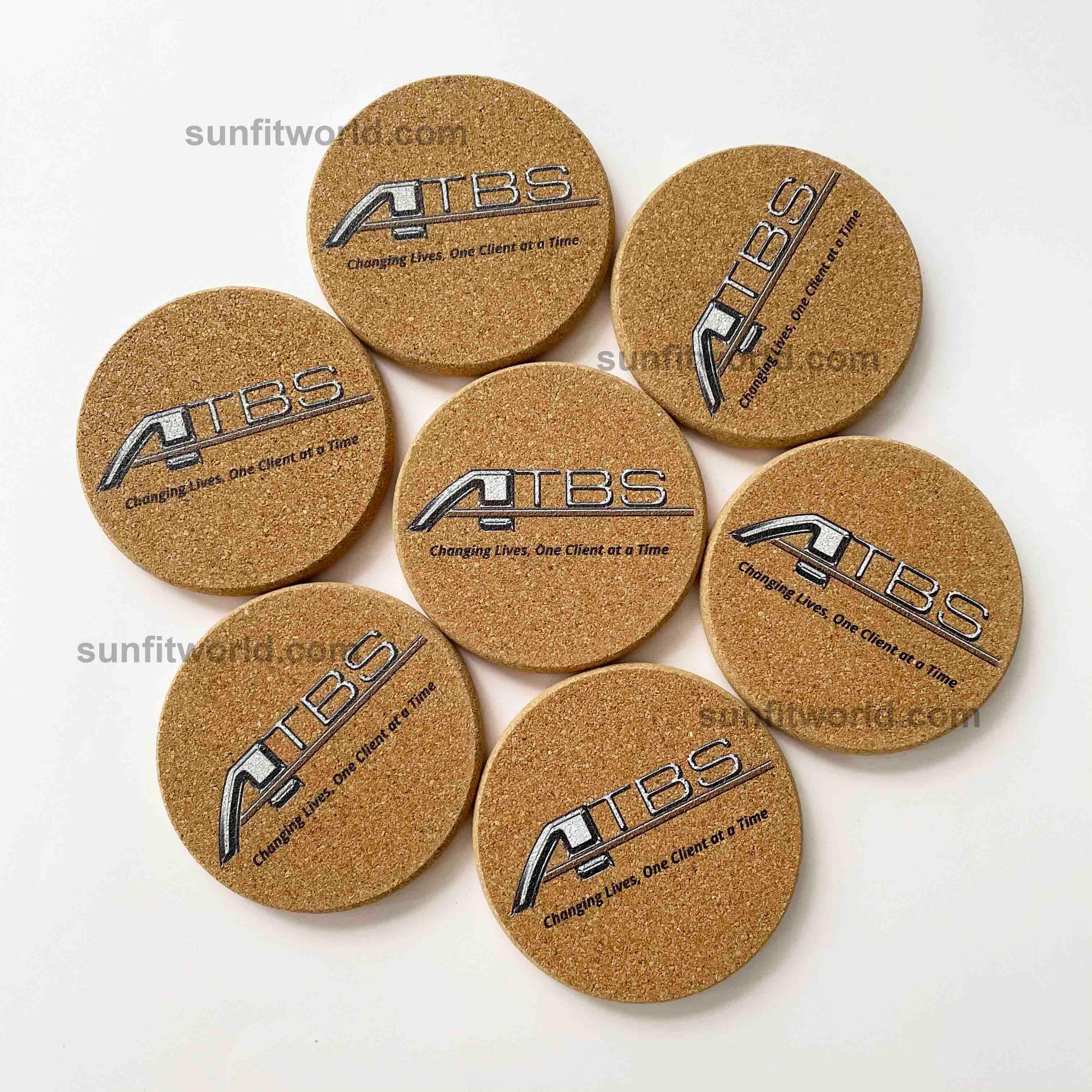 Personalized Cork Coasters bulk