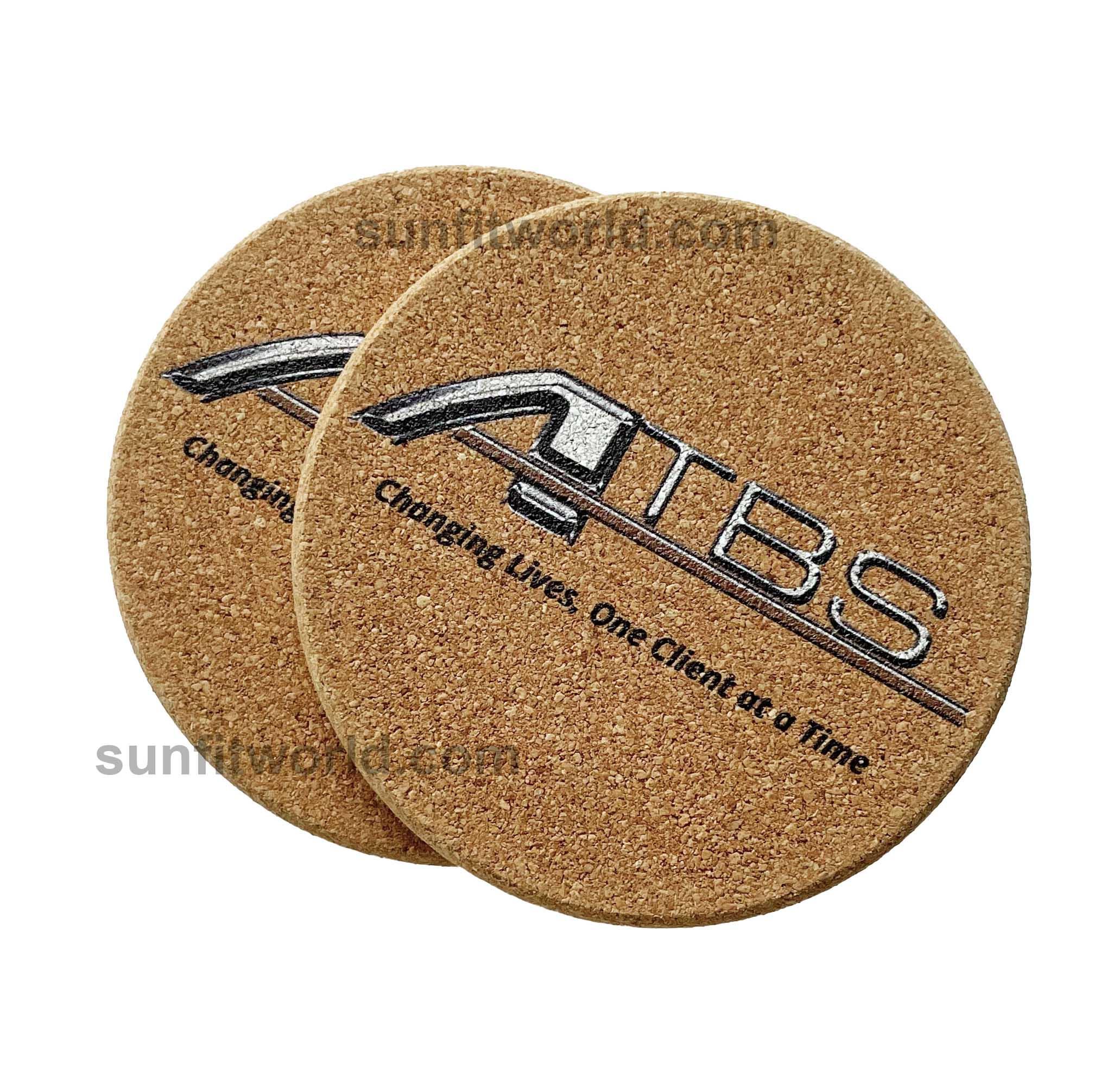 Personalized Cork Coasters bulk