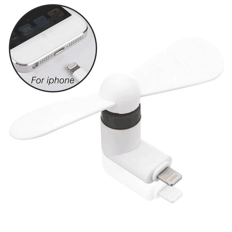 Portable Micro/Mini USB Cooling Fan Mute Cooler For Mobile Android Cell Phone