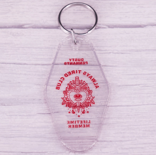 Wholesale Custom Transparent Logo Keychains Hotel Key Tags For Business Gifts