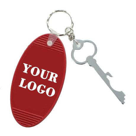 Printed Rectangle Keychains