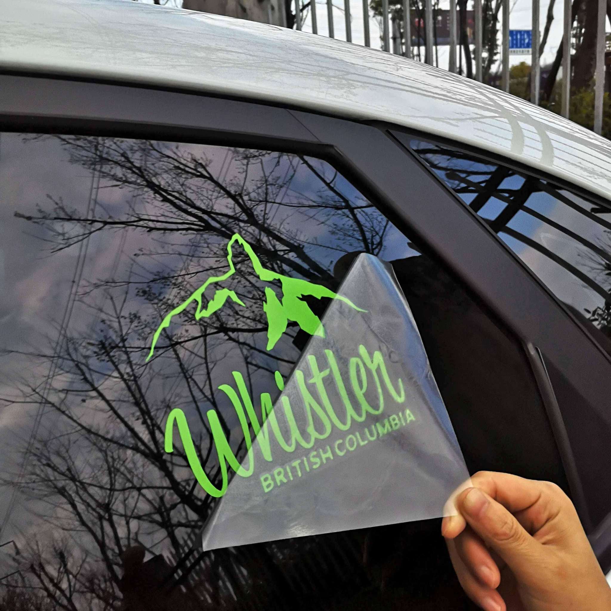 Custom Printing Removable PVC Sticker Transfer Die Cut Logo Decal