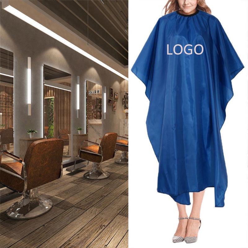 Custom Polyester Barber Apron Black Shampoo & Barber Cutting Capes Waterproof Spa & Salon Uniforms