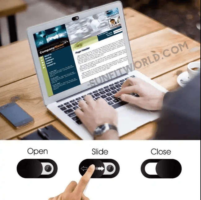 Logo Screen Privacy Protector Computer | Laptop Camera Cover