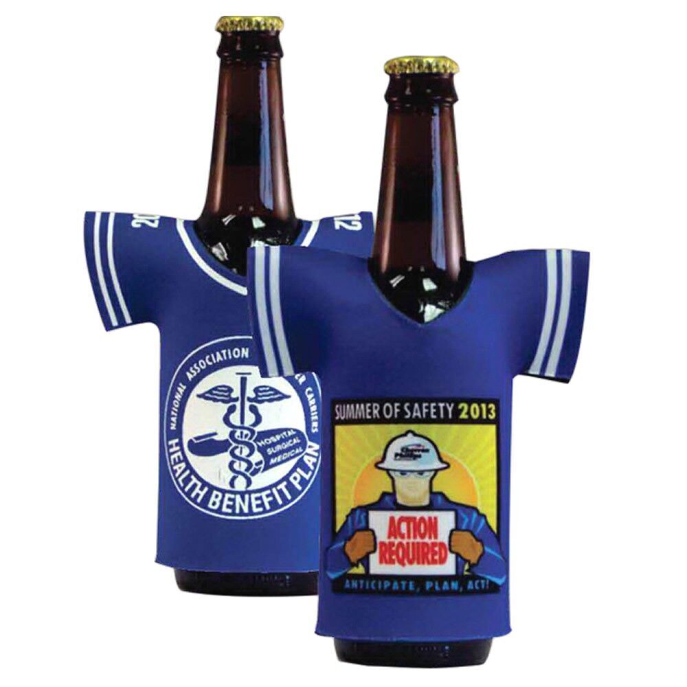 Fancy Neoprene T-Shirt Can Holder Stubby Cooler Beer bottle sleeve With Logo Printing