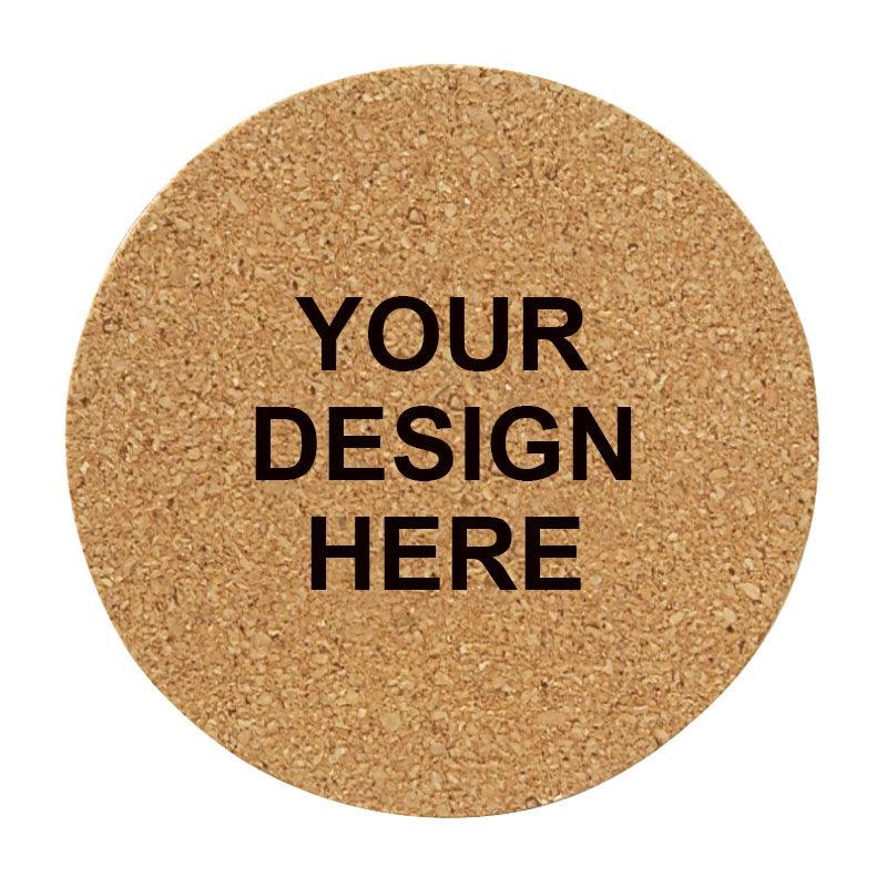 	 Custom Printed Coasters | 3.5" Round Cork Coaster