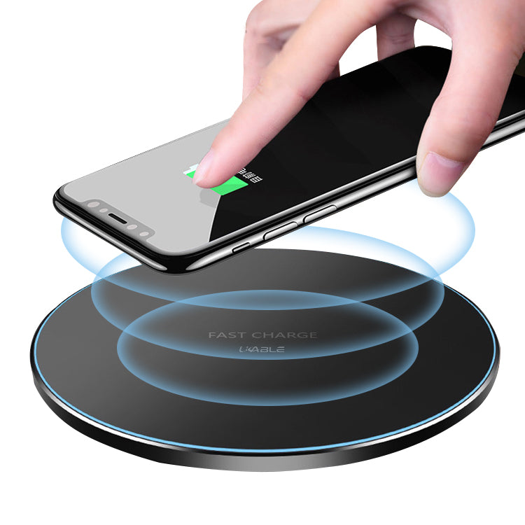  Qi Wireless Charger Pad Led Light Fast Charging Wireless Charger Custom Logo Wireless Station Phone Charger