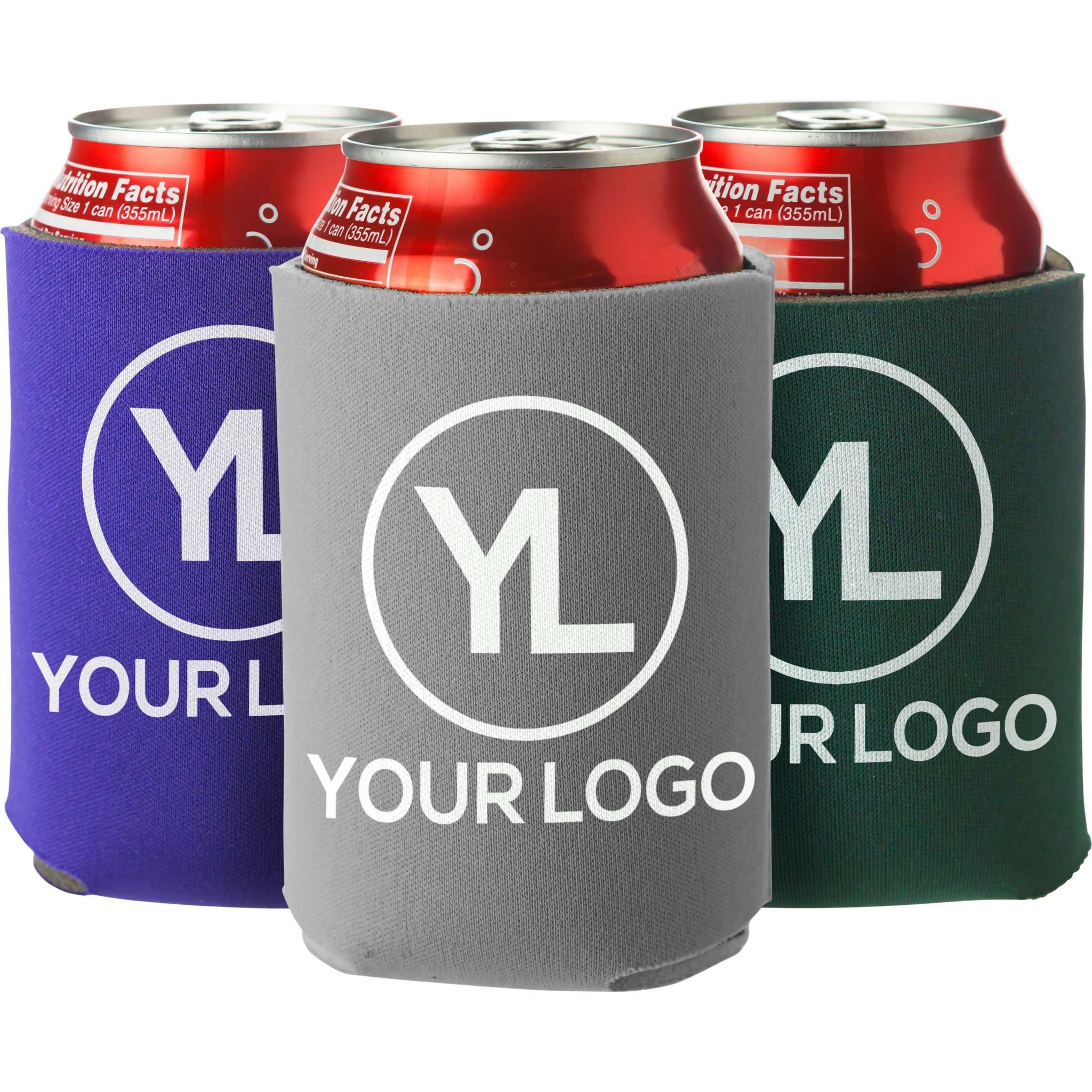 Customerized Printing 12oz Can Cooler Custom Logo 330ml Can Holder for Bottles