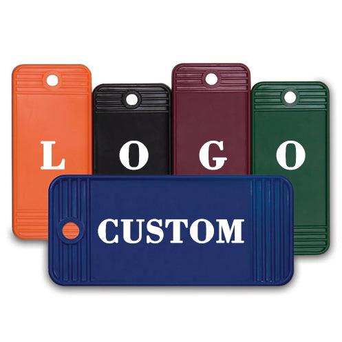 Custom Logo printed Rectangle Keychains