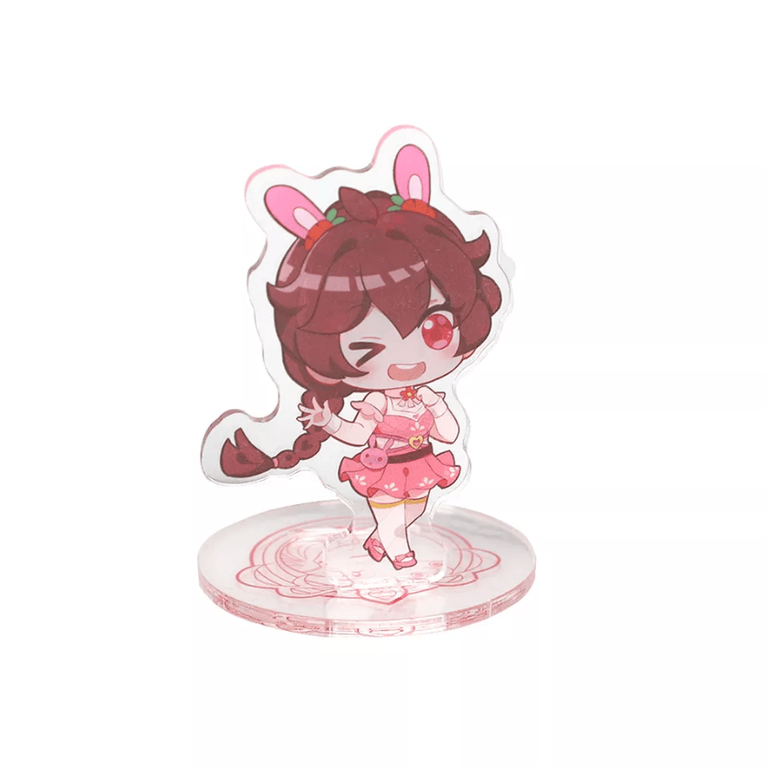 Custom Printed Clear Acrylic Stand Various Shaped Table Holder Decor ...