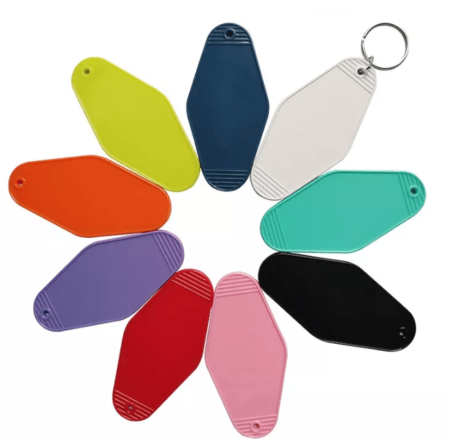 Low MOQ 100Bulk Custom Gold Foiled Keychain Promotional Gift